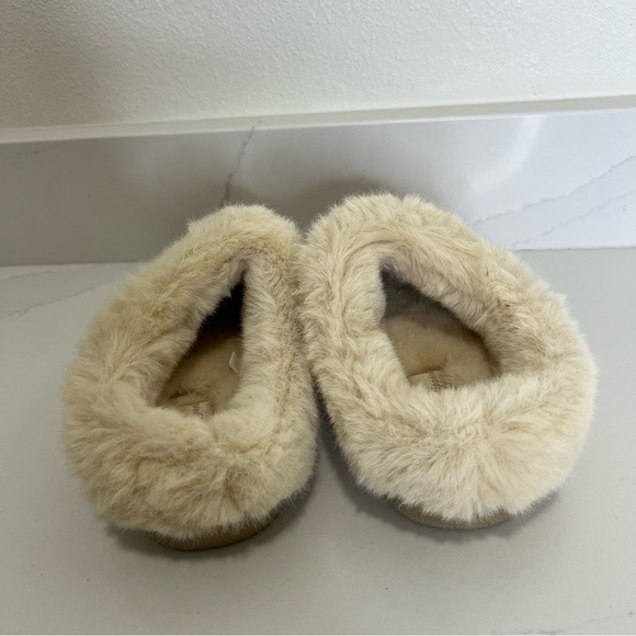 My Slippers Womens Faux Fur Suede Slip-On Slippers Pink Size 9 - Picture 2 of 10